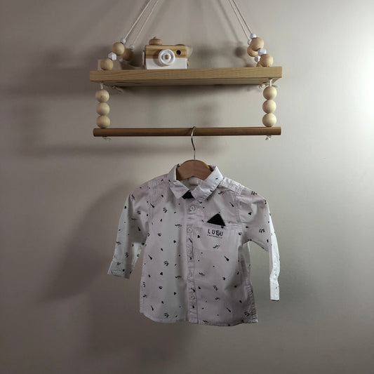 Chemise imprimé noir et blanc LuluCastagnette