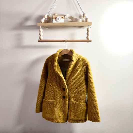 Manteau jaune moutarde ZARA