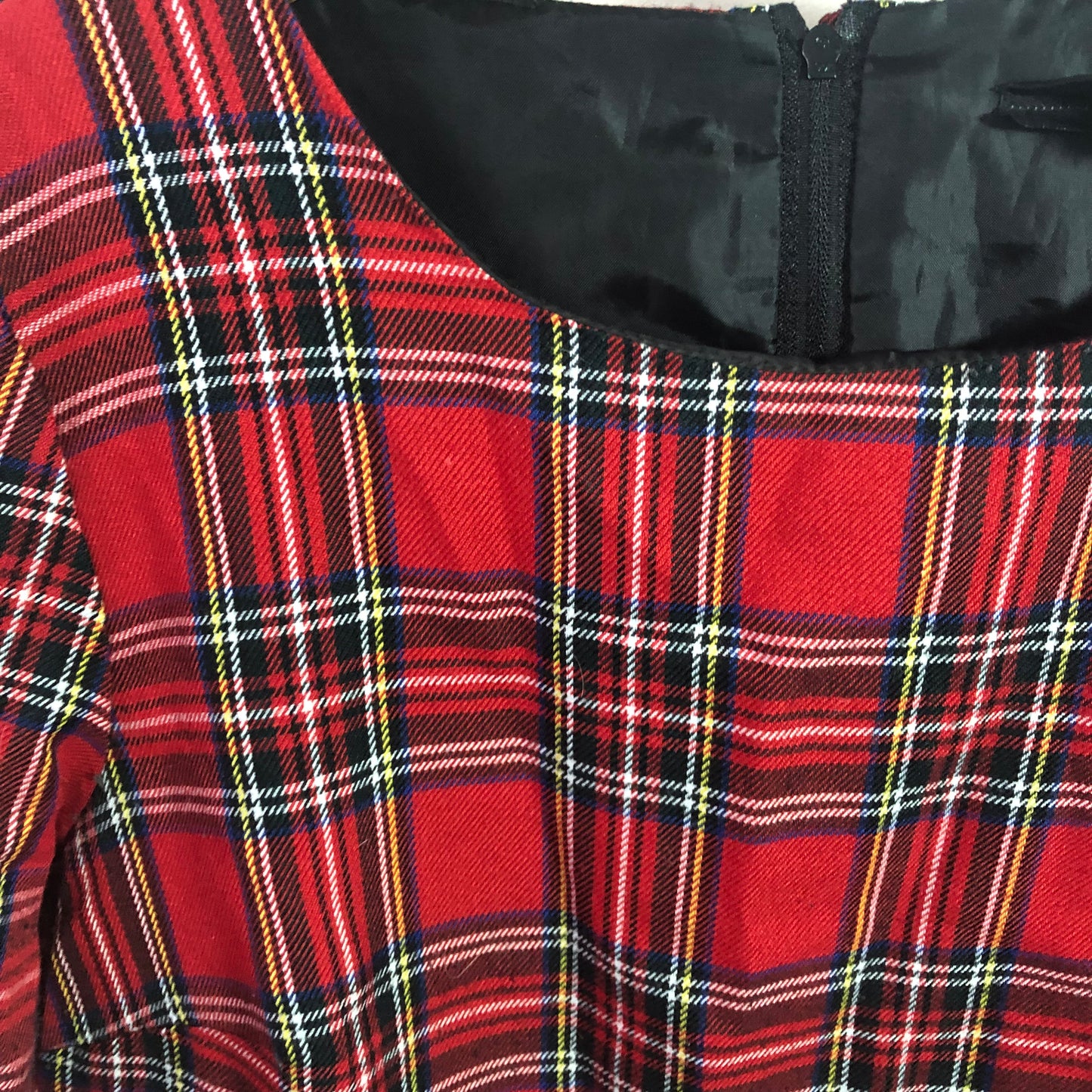 Robe imprimé carreaux NEW LOOK